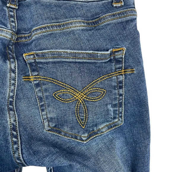 Ted Baker Women’s Distressed Slim Jeans in Medium Wash Size 25 - Picture 10 of 11